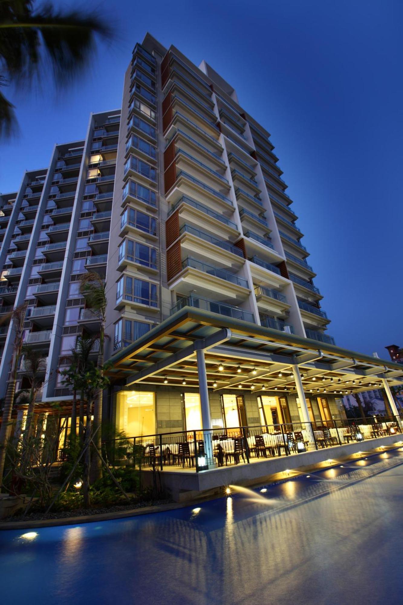 Sanya Seacube Holiday Hotel Esterno foto